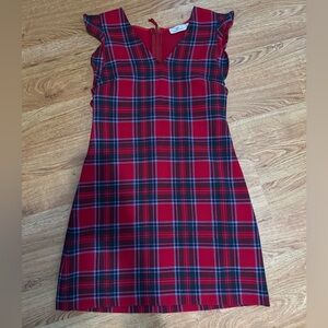 Vineyard Vines Red Plaid Women’s Dress